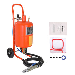 VEVOR 5 Gallon Sand Blaster, 60-110 PSI High Pressure Sandblaster, Portable Abrasive Blasting Tank, Air Sand Blasting