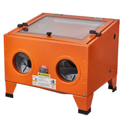 VEVOR 25 Gallon Sandblasting Cabinet, 40-120PSI Portable Benchtop Sand Blasting Cabinet, Heavy Duty Steel Sand Blaster