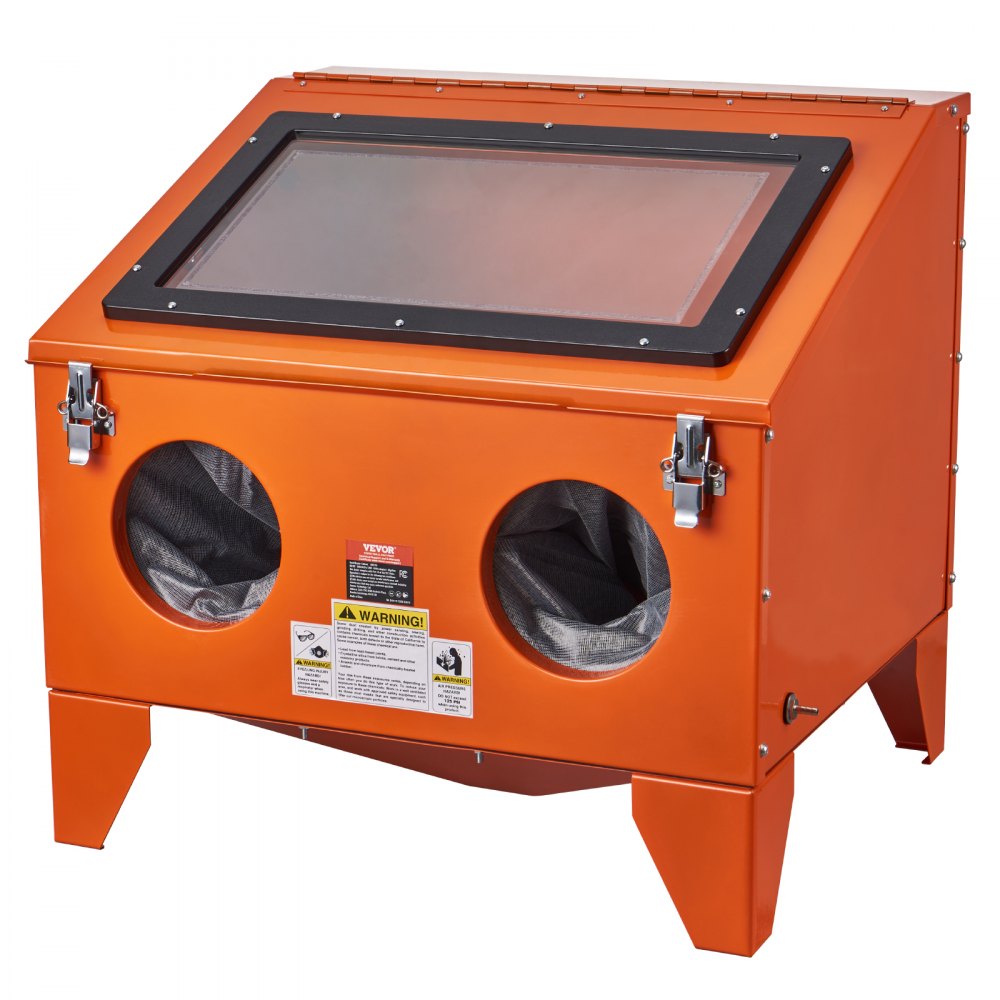 VEVOR 40 Gallon Sandblasting Cabinet, 40-120PSI Portable Benchtop Sand Blasting Cabinet, Heavy Duty Steel Sand Blaster