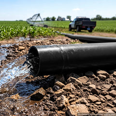 VEVOR Discharge Hose 1-1/2" x 100 ft PVC Lay Flat Backwash Water Pump Hose, for Swimming Pool Sand Filter & Sump Pump