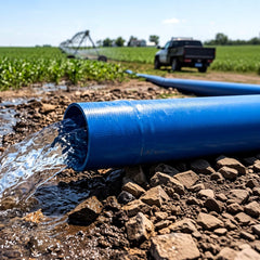 VEVOR Discharge Hose 1-1/2" x 50 ft PVC Lay Flat Backwash Water Pump Hose, for Swimming Pool Sand Filter & Sump Pump