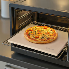 VEVOR Pizza Stone, 20 x 14 x 0.67 in Rectangular Pizza Stone, Extra Large Baking-Stone with Scraper, 1450℉