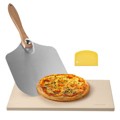 VEVOR Pizza Stone, 22 x 14 x 0.6 in Rectangular Cordierite Pizza Stone, 1450℉ Heat-Resistant Cook Stone, Extra Large