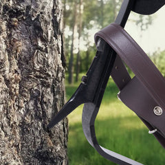 VEVOR Tree Climbing Spikes, 1 Pair Alloy Steel Climbing Spurs, 350lbs Load Capacity Tree Climbing Gear with Straps and