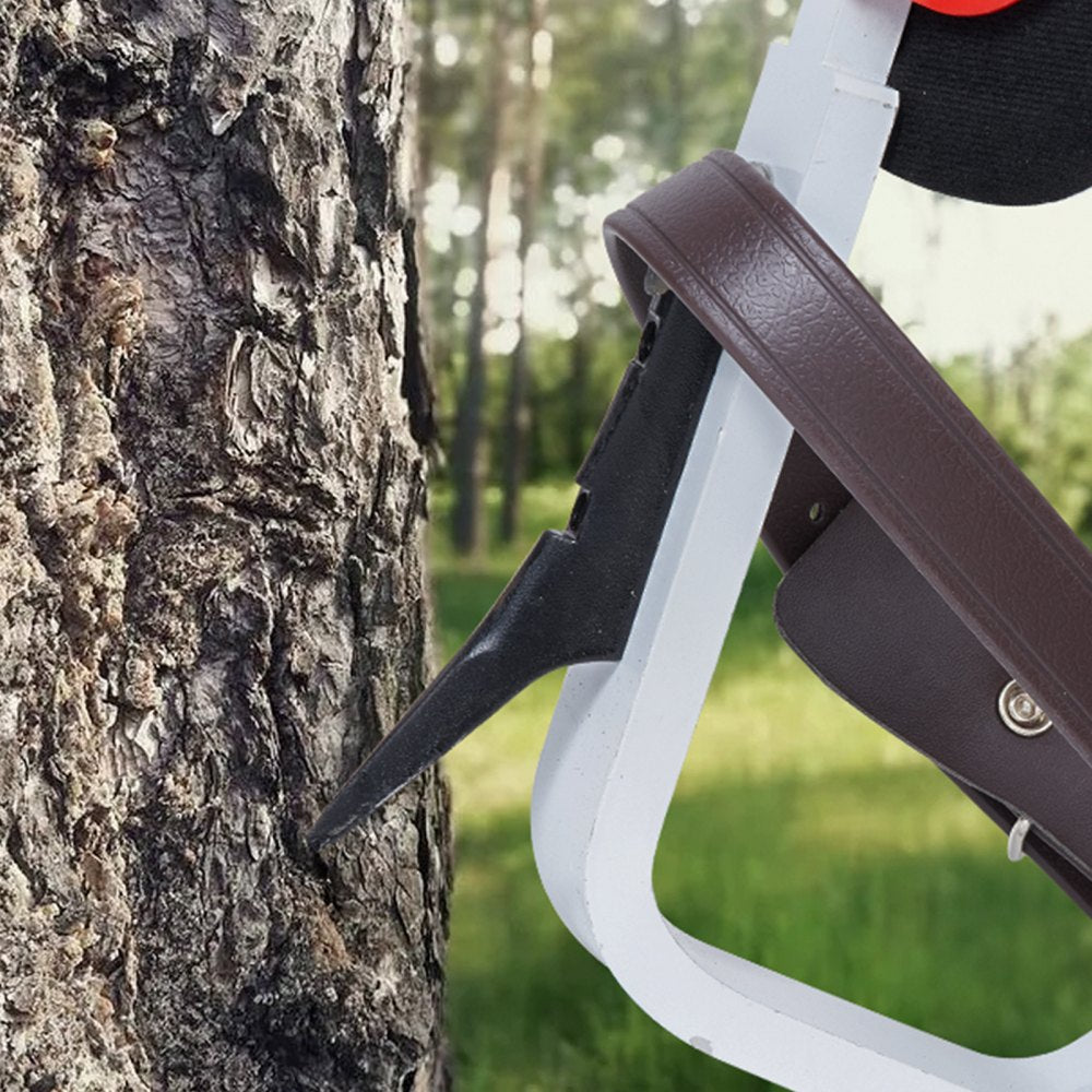 VEVOR Tree Climbing Spikes, 1 Pair Aluminum Climbing Spurs, 350lbs Load Capacity Tree Climbing Gear with Straps and