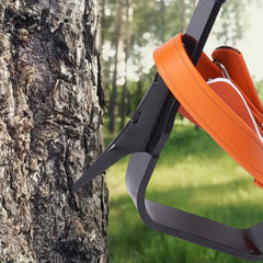 VEVOR Tree Climbing Spikes Set, 1 Pair Alloy Steel Climbing Spurs with Safety Rope and Safety Harness, 350lbs Load