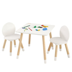 VEVOR Kids Table and 2 Chairs Set, Toddler Table and Chair Set, Children Multi-Activity Table for Art, Craft, Reading