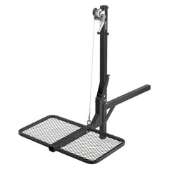 VEVOR Hitch Deer Hoist with Lifting System Platform, 300 lbs Load Capacity, Game Hoist Winch Lift with 2-inch Receiver