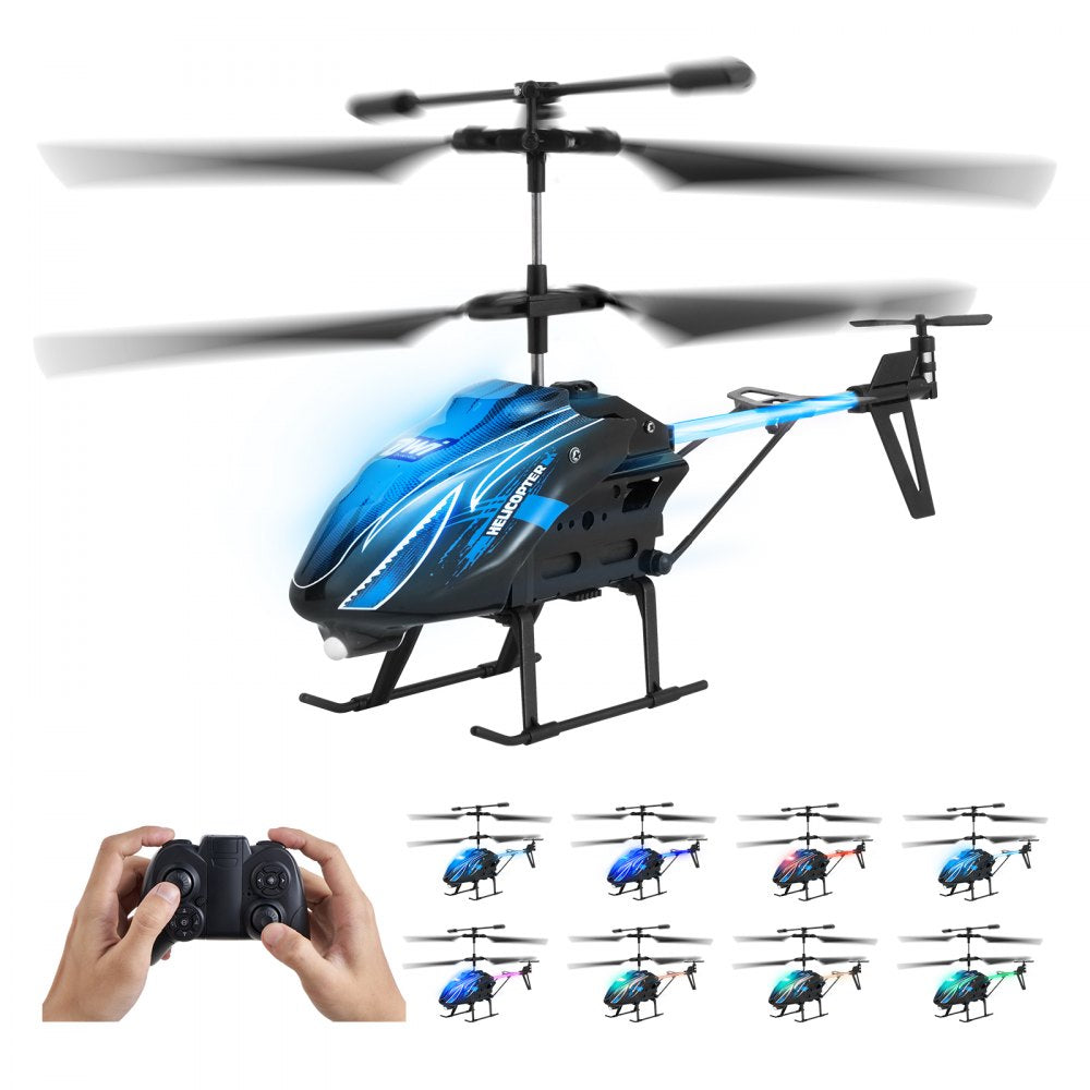 VEVOR RC Helicopter, 2.4GHz Flying Remote Control Helicopter, 3.5 Channel RC Airplane for Kid, 16 Mins Flight Time
