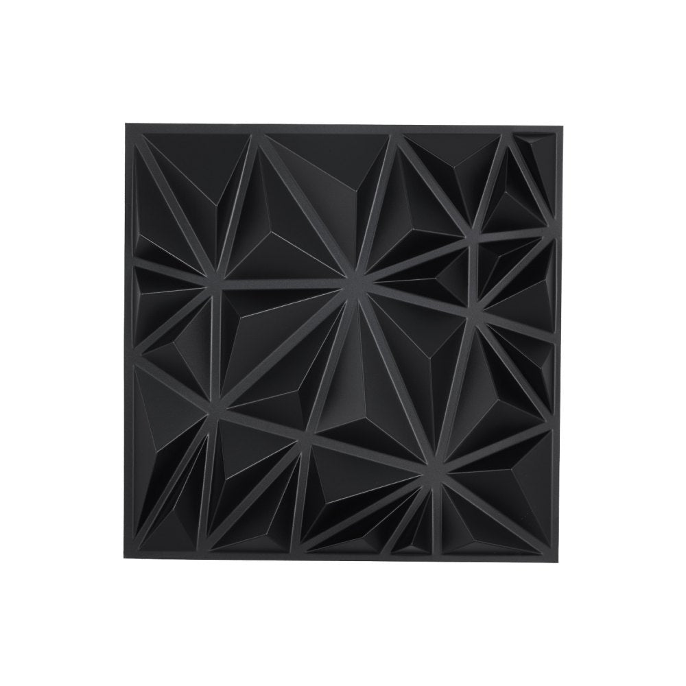 VEVOR 3D Wall Panels, 33-Pack 11.81 x 11.81 in PVC Modern Art Minimalist Diamond Tiles, 32 Sq.Ft Coverage Accent Wall