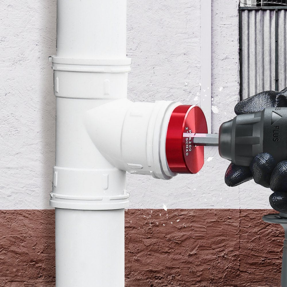 VEVOR 7Pcs PVC Pipe Reamer Kit, Plastic Pipe Fitting Socket Saver Kit, Includes 3/4", 1", 1-1/4'', 1-1/2", 2", 3", 5''