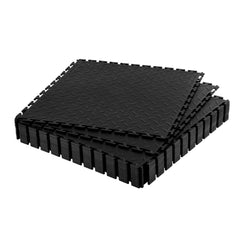 VEVOR Garage Floor Tiles Interlocking, 16 Pack 20.2 x 20.2 x 0.2 in Interlocking Modular Garage Flooring Tiles, Diamond