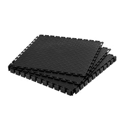VEVOR Garage Floor Tiles Interlocking, 8 Pack 20.2 x 20.2 x 0.2 in Interlocking Modular Garage Flooring Tiles, Diamond