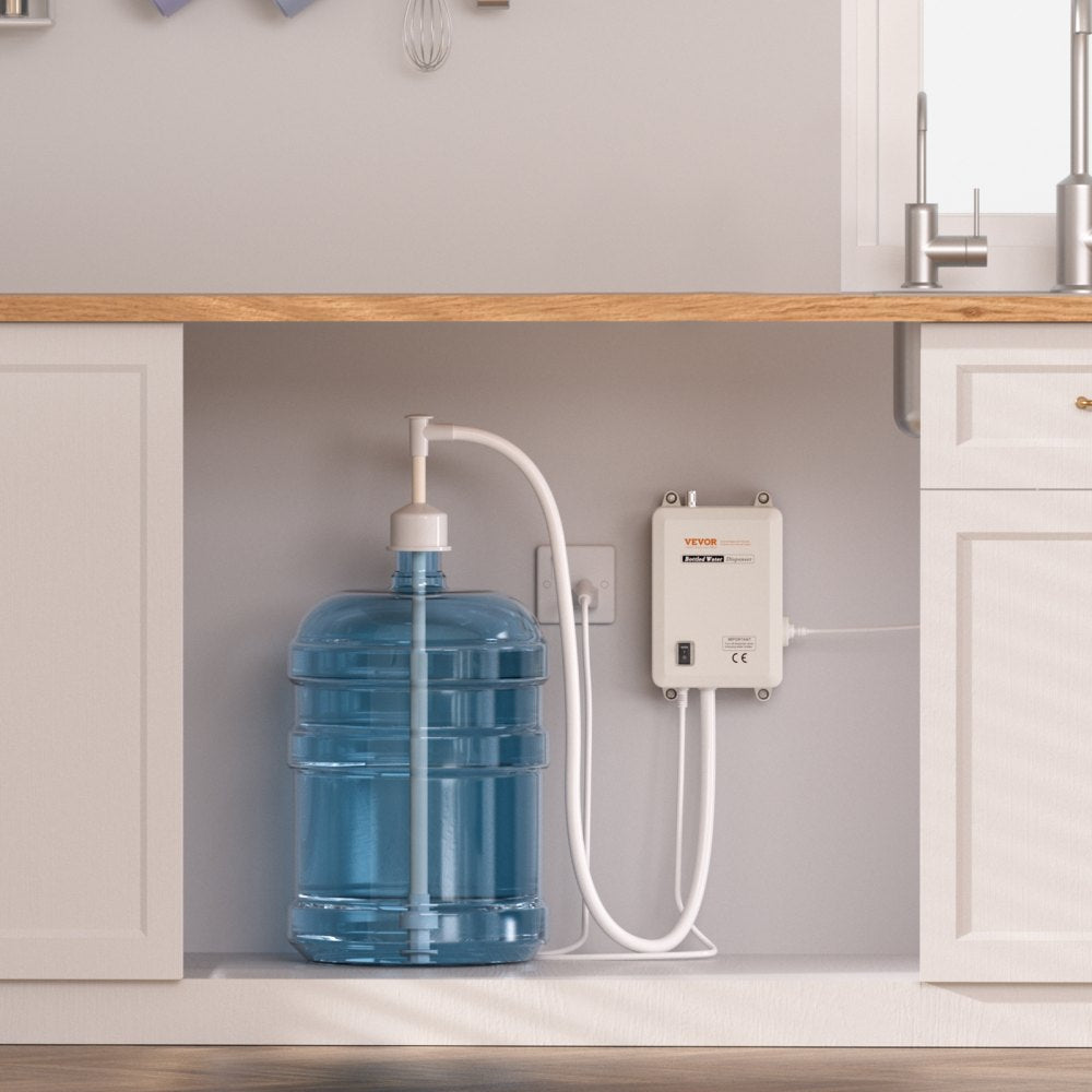 VEVOR Bottled Water Dispenser Pump System, 5 Gallon Dispensing System, Automatic Electric Water Dispenser, Single Inlet