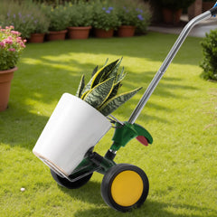 VEVOR Garden Pot Mover, Heavy Duty Plant Dolly Cart with Adjustable Grabbing Arm, Max 143 LBS Weight Capacity, Potted