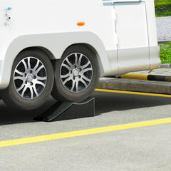 Vehicle Ramp, Single Unit Auto Service Ramp, 20000 lbs/9 ton Load Limit, 5.5" Elevation Auto Ramp, Robust Tire Ramp for