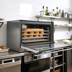 VEVOR Commercial Convection Oven, 4.24 cu.ft Countertop Oven for Full-Size Pans, Electric Convection Ovens with 4
