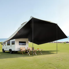 VEVOR Vehicle Awning, Large 10' x 7' Shade Coverage Car Side Awning, PU2000mm UV50+ Car Awning with Extended Side