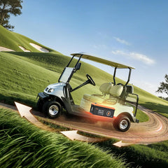 VEVOR 36V 105Ah Golf Cart Lithium Battery, 36 Volt Golf Cart Battery with 200A BMS, LCD Monitor and Mobile APP, LiFePO4