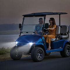 VEVOR Golf Cart Light Kit, 12 Volt, LED Headlight and Tail Light Kit with Wiring Harness, Switch, Zip Ties, ABS