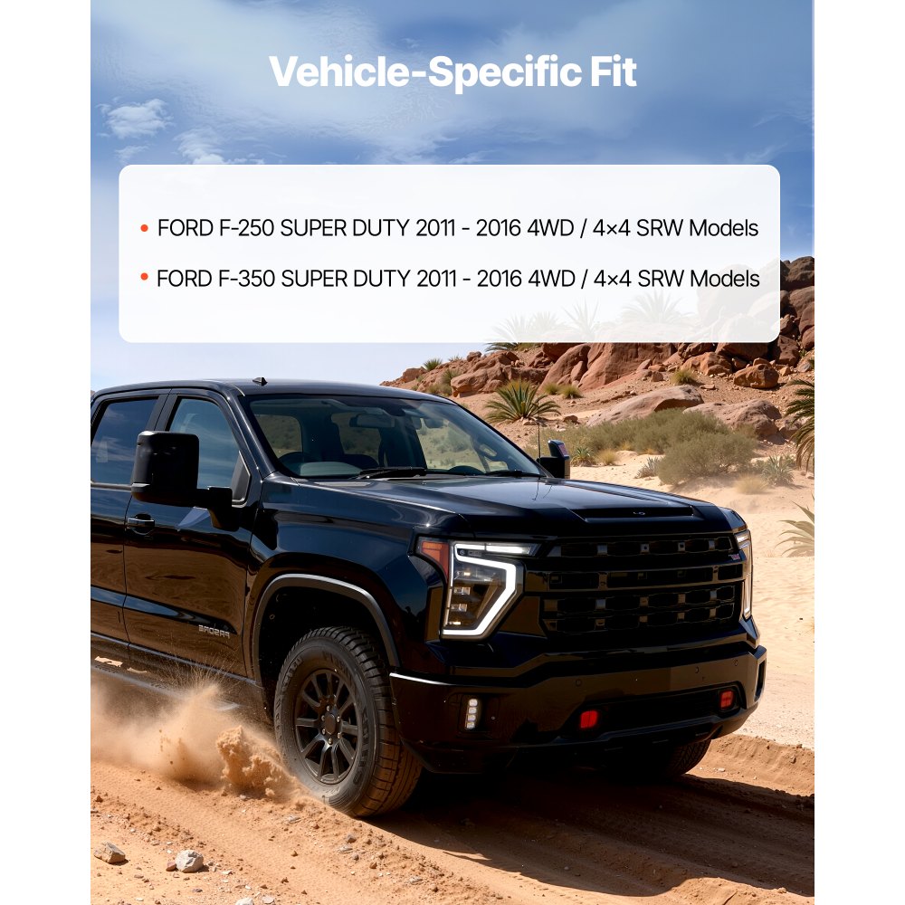 VEVOR 2PCS Front Wheel Bearing & Hub Assembly Fit for 2016 Ford F-250 Super Duty Base King Ranch Lariat Platinum XL