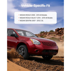VEVOR 2PCS Front Wheel Bearing & Hub Assembly Fit for 2014-2015 Nissan Rogue Select S Sport Utility 2013 Advance 2012