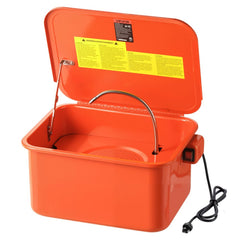 VEVOR Parts Washer 5-Gallon, 3.5 Gallon Solvent Capacity, 0.4 Gallon per Minute Max Pump Output, Portable Steel