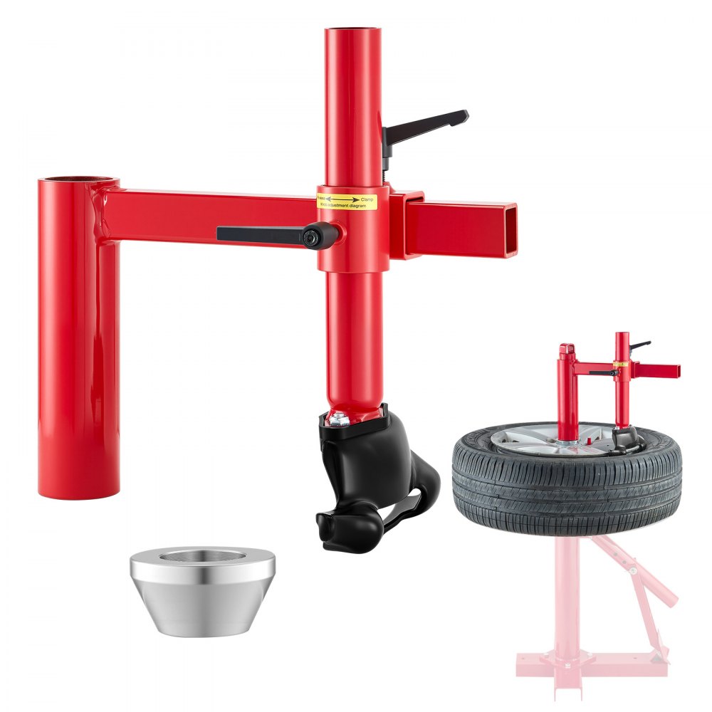 VEVOR Manual Tire Changer Duck Head Kit with Silver Cone, Fit for 16"-21" Wheels, Heavy Duty Manual Tire Changer Duck
