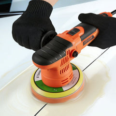 VEVOR Car Buffer Polisher, 6-Inch Dual Action Polisher Buffer Waxer, 650W 6 Variable Speeds 2000-6800RPM Random Orbital