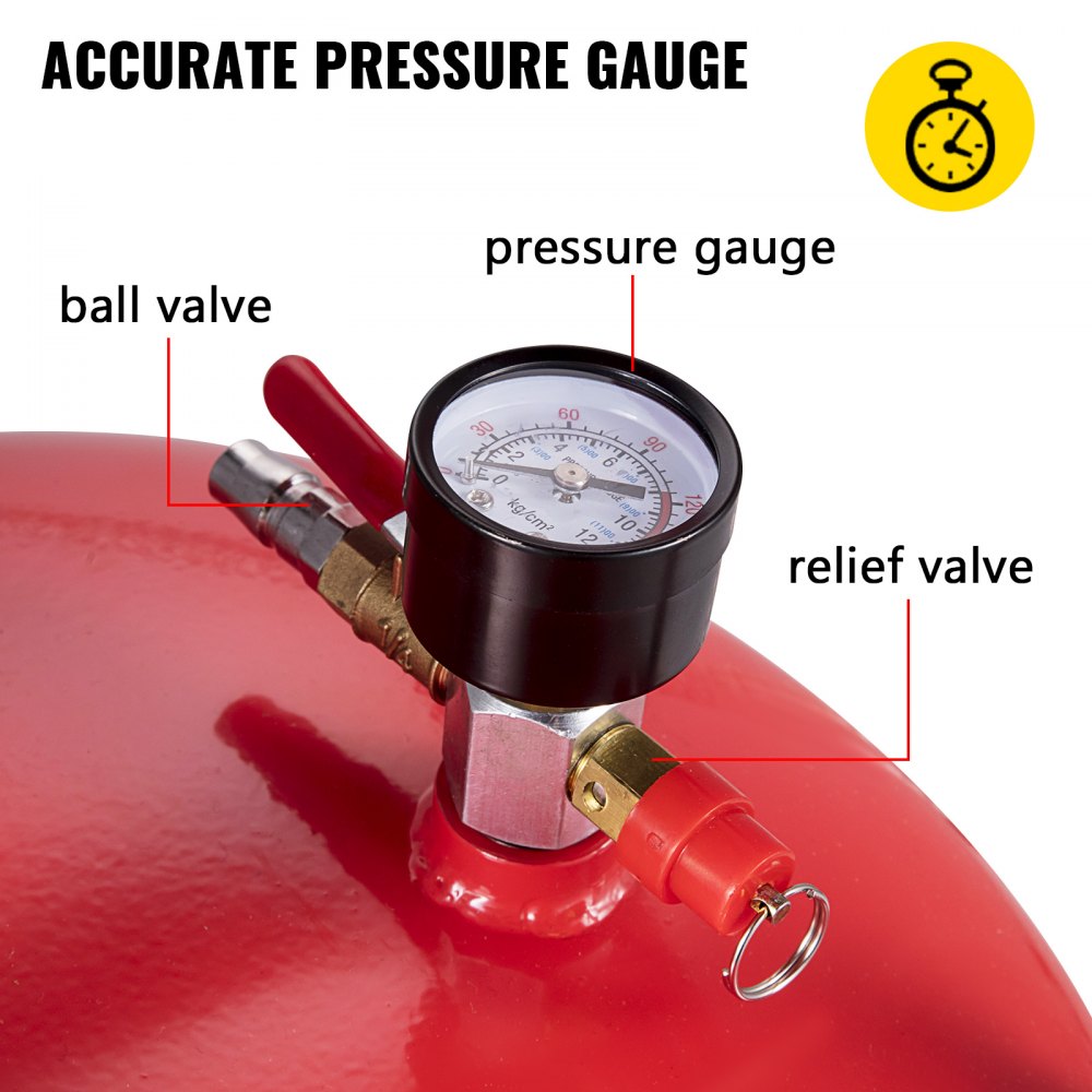 VEVOR Waste Oil Drain Tank 20 Gallon Portable Oil Drain Air Operated Drainer Oil Change, Oil Drain Container, Fluid