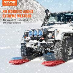 VEVOR 10 TON Traction Boards with PP Material, Recovery Boards for Off-road Vehicles/Cars/Pickups/SUVs/RVs, Pair Tire
