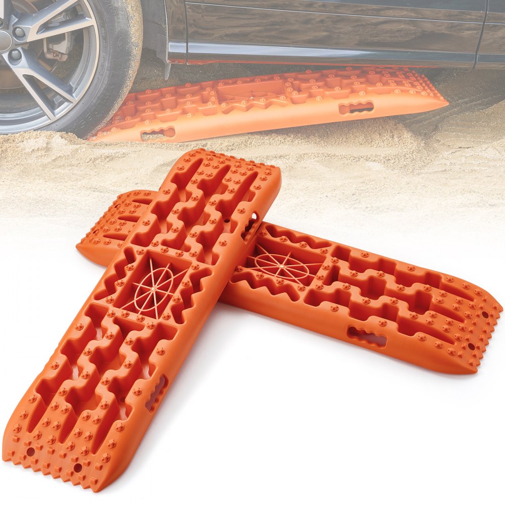 VEVOR 10 TON Traction Boards with PP Material, Recovery Boards for Off-road Vehicles/Cars/Pickups/SUVs/RVs, Pair Tire