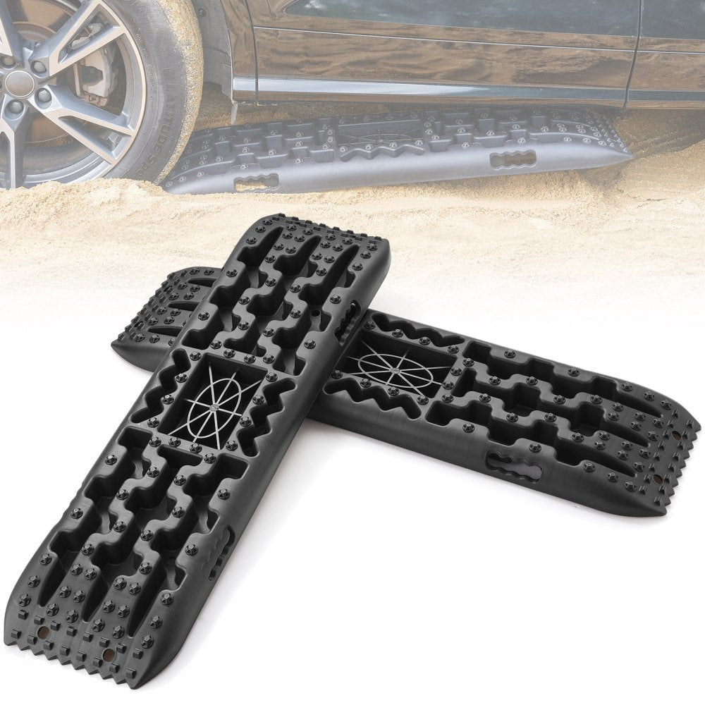VEVOR 10 TON Traction Boards with PP Material, Recovery Boards for Off-road Vehicles/Cars/Pickups/SUVs/RVs, Pair Tire