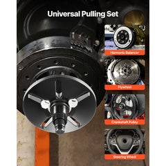 VEVOR Harmonic Balancer Puller Removal & Install Tool Kit, All-Steel Harmonic Balancer Installer Set Tool Kit for