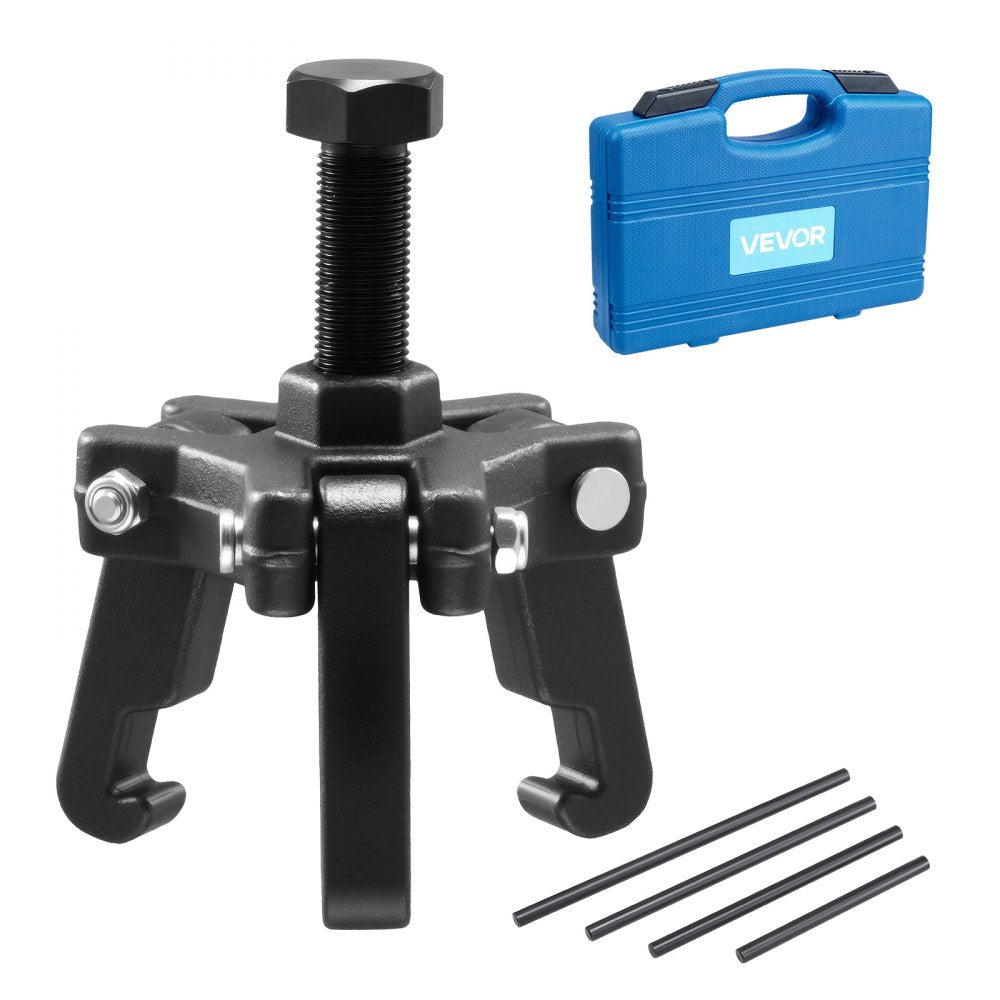 VEVOR Harmonic Balancer Puller Kit, Adjustable 3-Jaw Puller Fits Most Late Model Vehicles, 3-Jaw Pulley Puller Set with