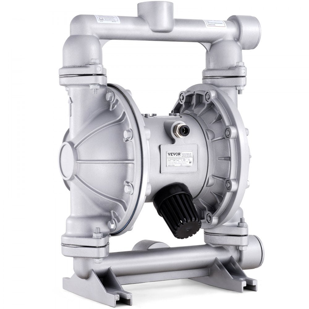 VEVOR Air Operated Double Diaphragm Pump, 44GPM, Max 115PSI Air Waste Oil Pneumatic Transfer Pump with 2 Extra