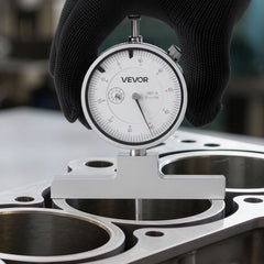 VEVOR Depth Gauge, Depth Micrometer 0-22 inch Measuring Range, 0.001" Resolution, with 4 Anvils & 6 Standard Rods