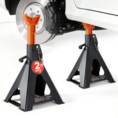 VEVOR Jack Stands, 6 Ton (13,000 lbs) Capacity, 14.6-22.8 in Adjustable Height, Heavy Duty Steel Jack Auto Stands with