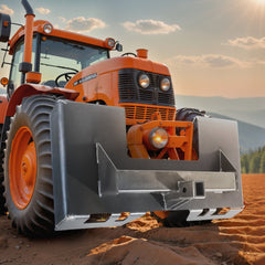VEVOR Skid Steer Attachment Plate, 1/4" Thick Skid Steer Mount Plate with 2.28" Hitch Receiver, 3000 LBS Quick