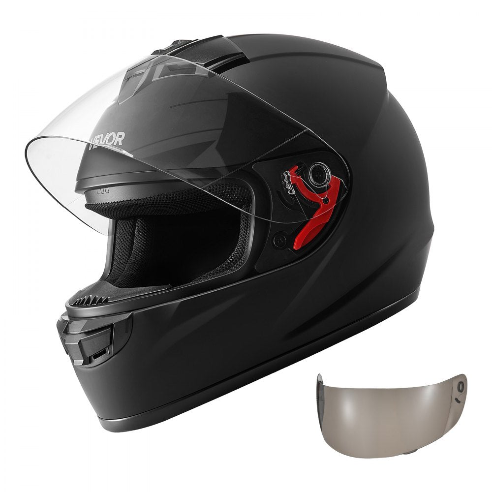 VEVOR Full Face Motorcycle Helmets, Adult Motocross Dirt Bike Helmet with Clear Visor, Lightweight Comfortable