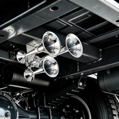 VEVOR 3-Trumpet Air Horn 150dB Super Loud Train Horn for Trucks SUVs, Fits 12V/24V Vehicles & Boats, Powerful Sound