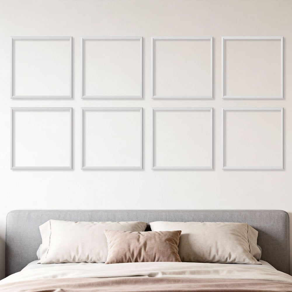 VEVOR Wall Molding 12 Pack, 20 x 20 in Wainscoting Panels Kit, Lightweight Paintable Polystyrene, Easy to Install