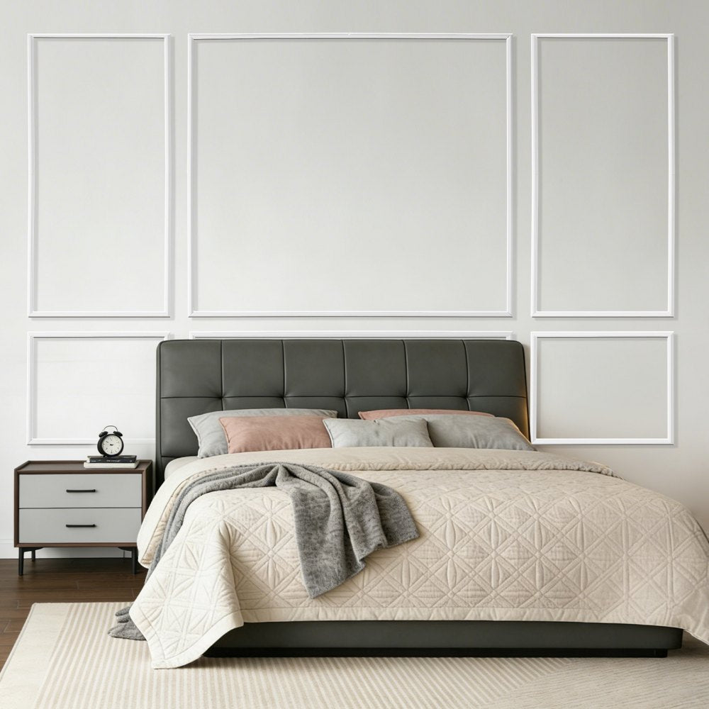 VEVOR Wall Molding 3 Pack, Wainscoting Panels Kit, Lightweight Paintable Polystyrene, Easy to Install Accent Wall Trim