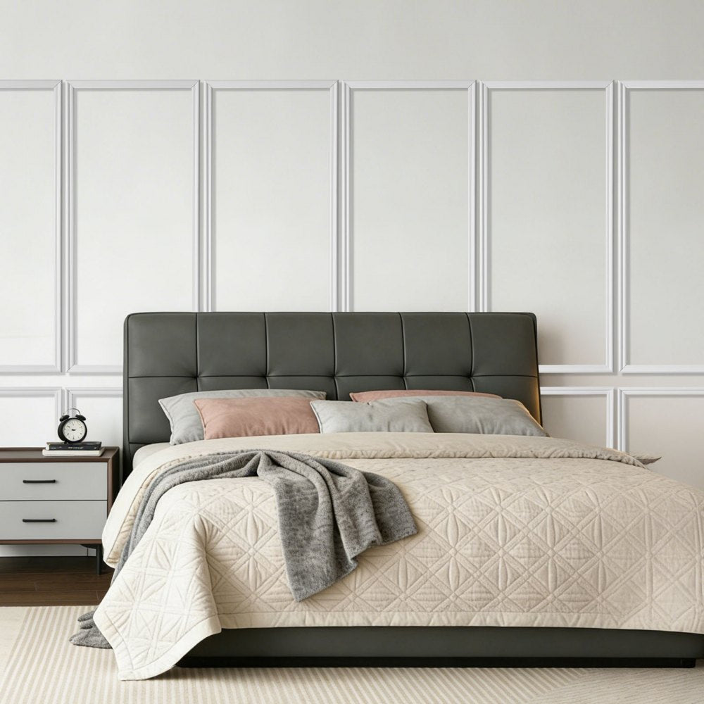 VEVOR Wall Molding 6 Pack, Wainscoting Panels Kit, Lightweight Paintable Polystyrene, Easy to Install, Waterproof