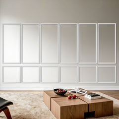 VEVOR Wall Molding 6 Pack, Wainscoting Panels Kit, Lightweight Paintable Polystyrene, Easy to Install, Waterproof