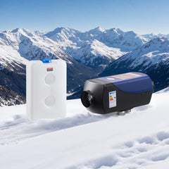 VEVOR Diesel Heater, 8KW, DC 12V/24V, Portable Diesel Air Heater with Remote Control and LCD Screen, Fast Heating Low