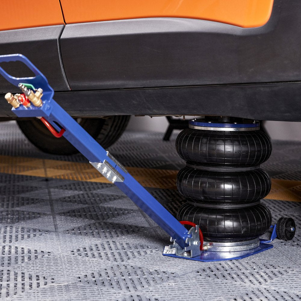 VEVOR Air Jack, 3 Ton/6600 lbs Triple Bag Air Jack, Airbag Jack with Six Steel Pipes, Lift up to 17.7", 3-5 s Fast