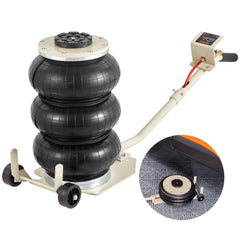 VEVOR Air Jack, 3T / 6600 lbs Triple Bag Air Jack, Airbag Jack with Six Steel Pipes, Lift up to 17.7 inch/450 mm, 3-5 s