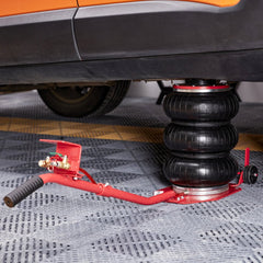 VEVOR Air Jack, 3 Ton/6600 lbs Triple Bag Air Jack, Airbag Jack with Six Steel Pipes, Lift up to 17.7 inch/450 mm, 3-5