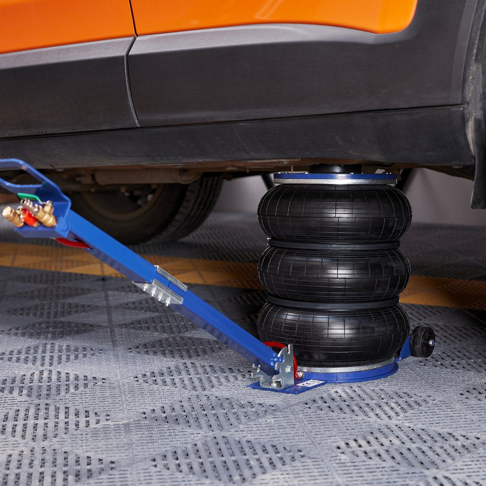 VEVOR Air Jack, 5 Ton/11000 lbs Triple Bag Air Jack, Airbag Jack with Six Steel Pipes, Lift up to 18.5 inch/470 mm, 3-5